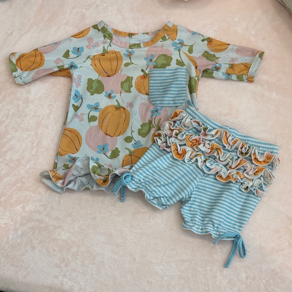 SweetHoney Pastel Floral Baby Set